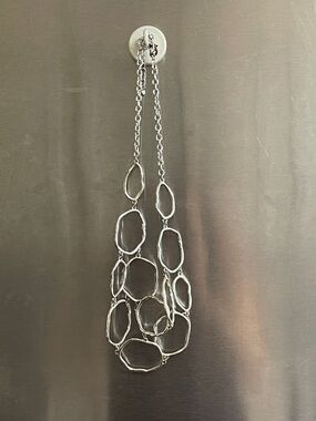 Silver-tone Multi-Loop Statement Necklace - Women Jewelry